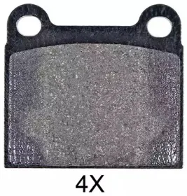 Комплект тормозных колодок, дисковый тормоз A.B.S. купить