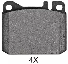 Комплект тормозных колодок, дисковый тормоз A.B.S. купить