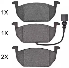 Комплект тормозных колодок, дисковый тормоз A.B.S. купить