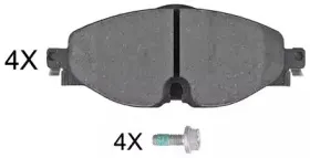 Комплект тормозных колодок, дисковый тормоз A.B.S. купить