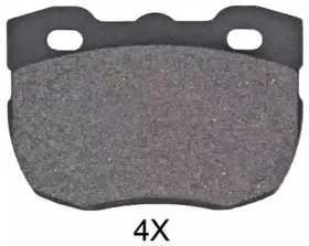 Комплект тормозных колодок, дисковый тормоз A.B.S. купить