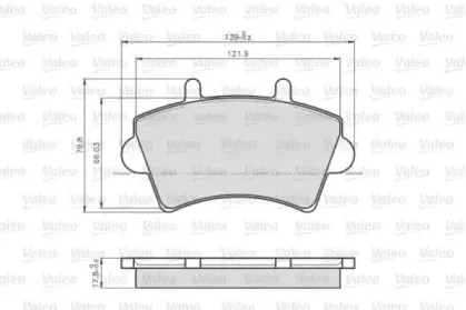 Комплект тормозных колодок, дисковый тормоз VALEO купить