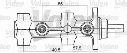 Главный тормозной цилиндр VALEO купить