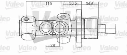 Главный тормозной цилиндр VALEO купить