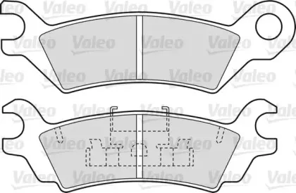 Комплект тормозных колодок, дисковый тормоз VALEO купить