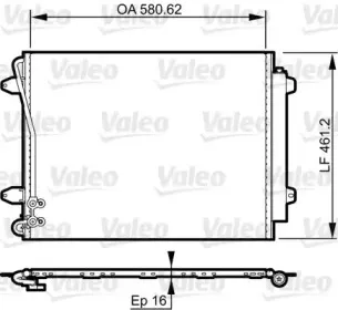 Конденсатор, кондиционер VALEO купить