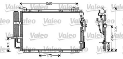 Конденсатор, кондиционер VALEO купить