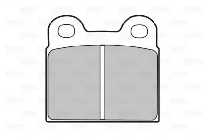 Комплект тормозных колодок, дисковый тормоз VALEO купить