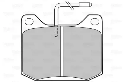 Комплект тормозных колодок, дисковый тормоз VALEO купить
