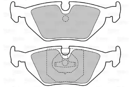 Комплект тормозных колодок, дисковый тормоз VALEO купить