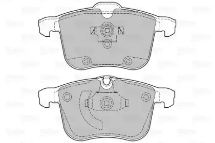 Комплект тормозных колодок, дисковый тормоз VALEO купить