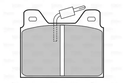 Комплект тормозных колодок, дисковый тормоз VALEO купить