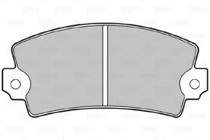 Комплект тормозных колодок, дисковый тормоз VALEO купить