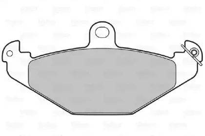 Комплект тормозных колодок, дисковый тормоз VALEO купить