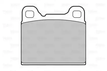 Комплект тормозных колодок, дисковый тормоз VALEO купить