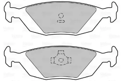 Комплект тормозных колодок, дисковый тормоз VALEO купить