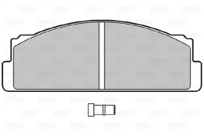 Комплект тормозных колодок, дисковый тормоз VALEO купить