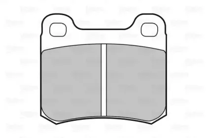 Комплект тормозных колодок, дисковый тормоз VALEO купить