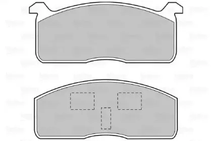 Комплект тормозных колодок, дисковый тормоз VALEO купить