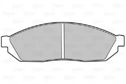 Комплект тормозных колодок, дисковый тормоз VALEO купить