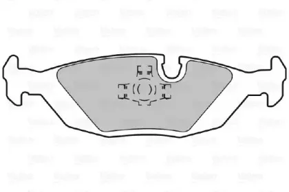 Комплект тормозных колодок, дисковый тормоз VALEO купить