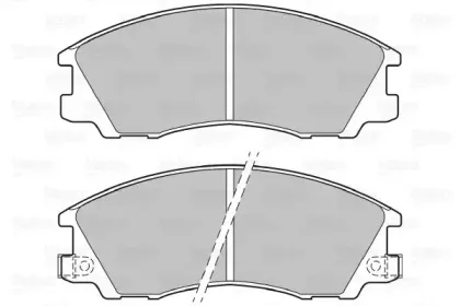 Комплект тормозных колодок, дисковый тормоз VALEO купить