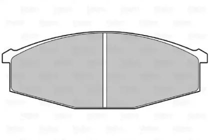 Комплект тормозных колодок, дисковый тормоз VALEO купить