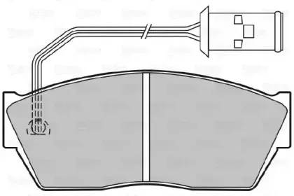 Комплект тормозных колодок, дисковый тормоз VALEO купить