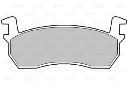 Комплект тормозных колодок, дисковый тормоз VALEO купить