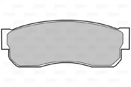 Комплект тормозных колодок, дисковый тормоз VALEO купить