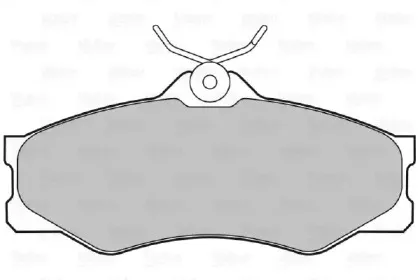 Комплект тормозных колодок, дисковый тормоз VALEO купить