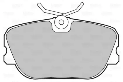 Комплект тормозных колодок, дисковый тормоз VALEO купить