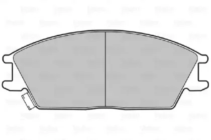 Комплект тормозных колодок, дисковый тормоз VALEO купить
