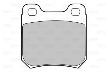 Комплект тормозных колодок, дисковый тормоз VALEO купить