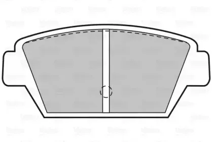 Комплект тормозных колодок, дисковый тормоз VALEO купить