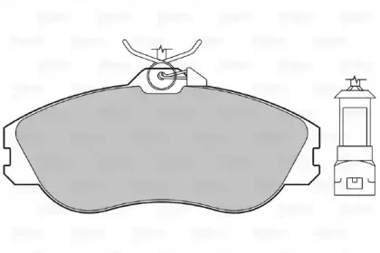 Комплект тормозных колодок, дисковый тормоз VALEO купить