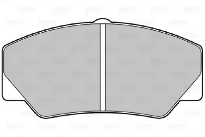Комплект тормозных колодок, дисковый тормоз VALEO купить