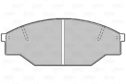 Комплект тормозных колодок, дисковый тормоз VALEO купить