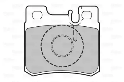 Комплект тормозных колодок, дисковый тормоз VALEO купить