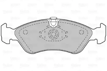 Комплект тормозных колодок, дисковый тормоз VALEO купить