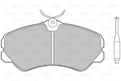 Комплект тормозных колодок, дисковый тормоз VALEO купить
