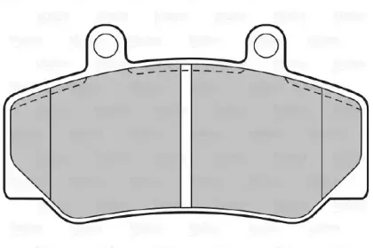 Комплект тормозных колодок, дисковый тормоз VALEO купить