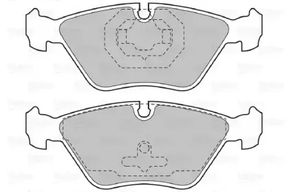 Комплект тормозных колодок, дисковый тормоз VALEO купить