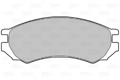 Комплект тормозных колодок, дисковый тормоз VALEO купить