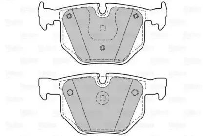 Комплект тормозных колодок, дисковый тормоз VALEO купить
