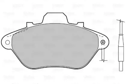Комплект тормозных колодок, дисковый тормоз VALEO купить