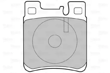 Комплект тормозных колодок, дисковый тормоз VALEO купить