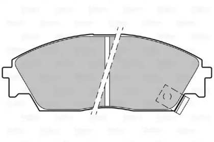 Комплект тормозных колодок, дисковый тормоз VALEO купить