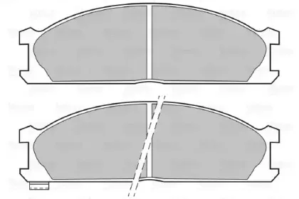 Комплект тормозных колодок, дисковый тормоз VALEO купить