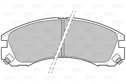 Комплект тормозных колодок, дисковый тормоз VALEO купить